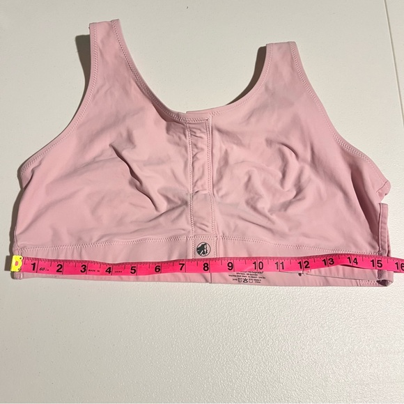 Masthead Elizabeth Pink Surgical Bra Breast Cardiac Surgery Recovery Velcro Bra - Picture 7 of 8